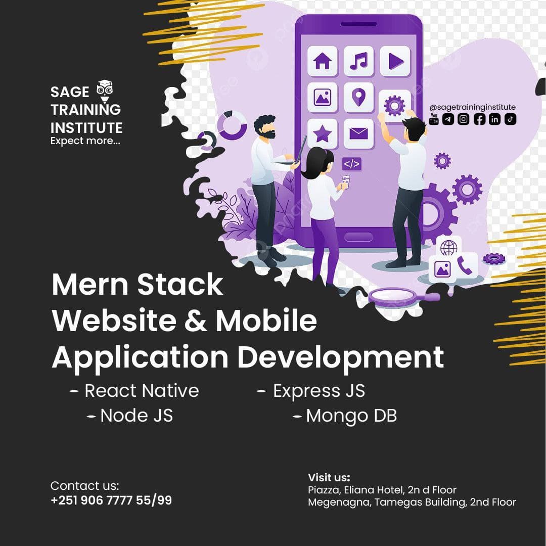 MERN Stack Website and Mobile Application Development